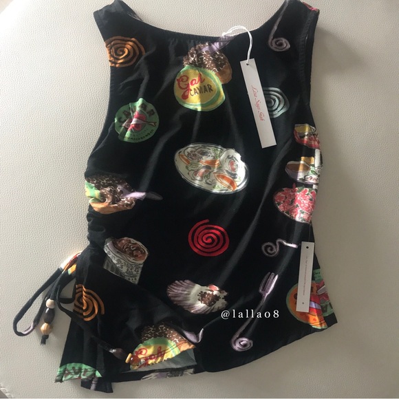 Lisa Says Gah Erin Tank Caviar Dreams Black - Picture 4 of 10